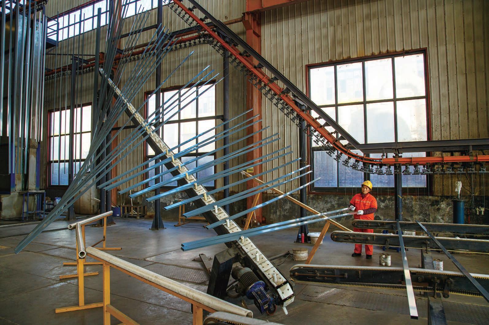 鋁合金型材噴涂區(qū)