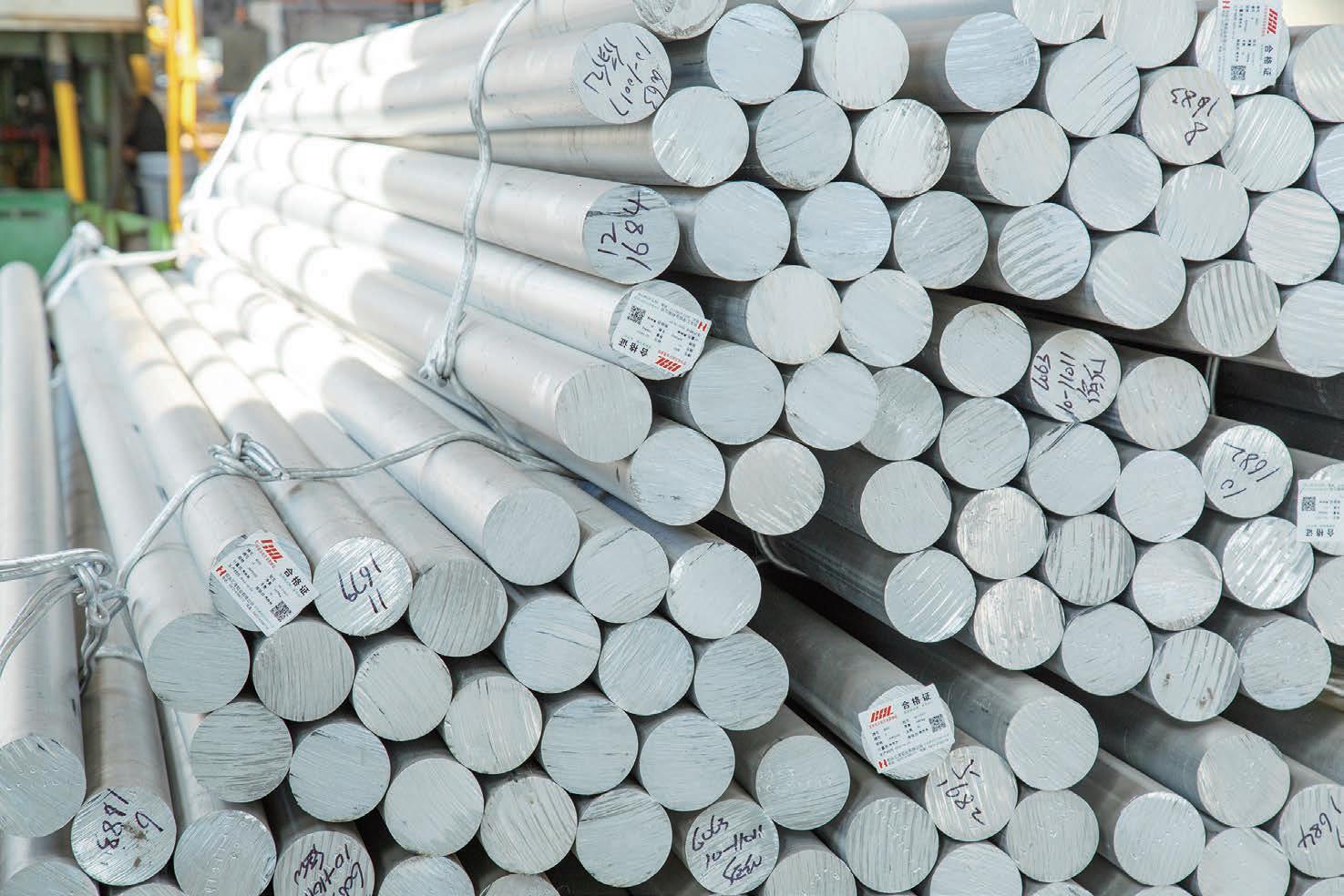 鋁合金型材原材料區(qū)